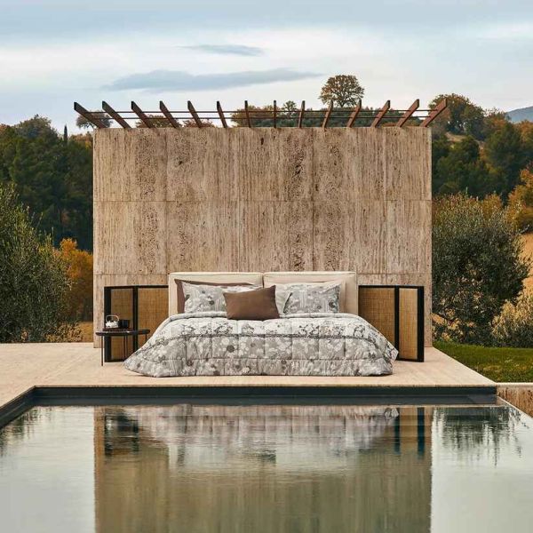LINEA LETTO KINTSUGI FAZZINI MARRONE LINEA LETTO KINTSUGI FAZZINI MARRONE